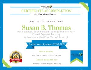 Expert VE Certificate
